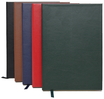 Black, Tan, Blue, Red, Green Small Bonded Leather Journals