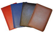 Red, Blue, Black, British Tan Classic Leather Bound Journal Books